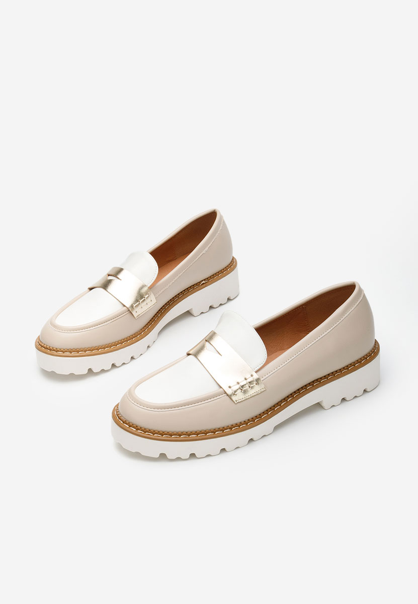 Loafers dama Camila bej