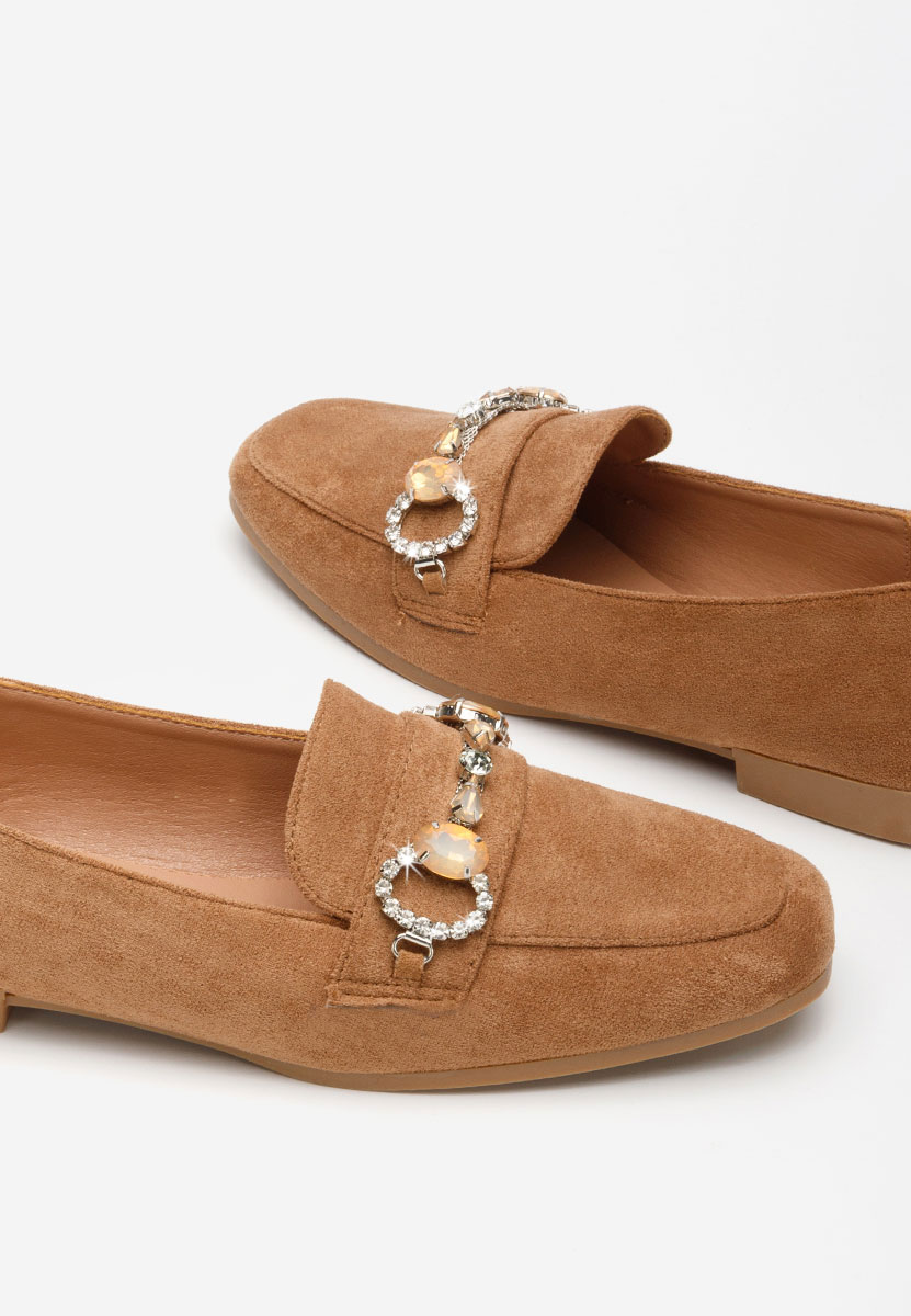 Mocasini dama Venea camel