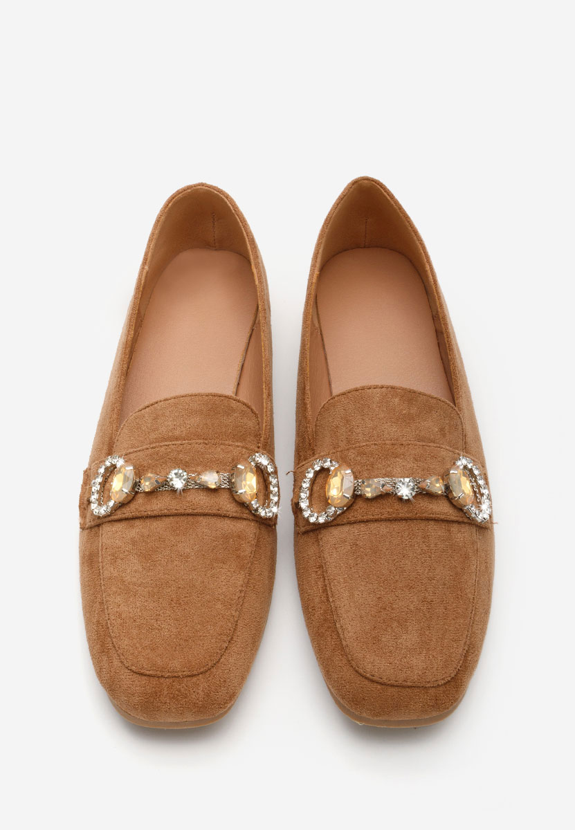 Mocasini dama Venea camel