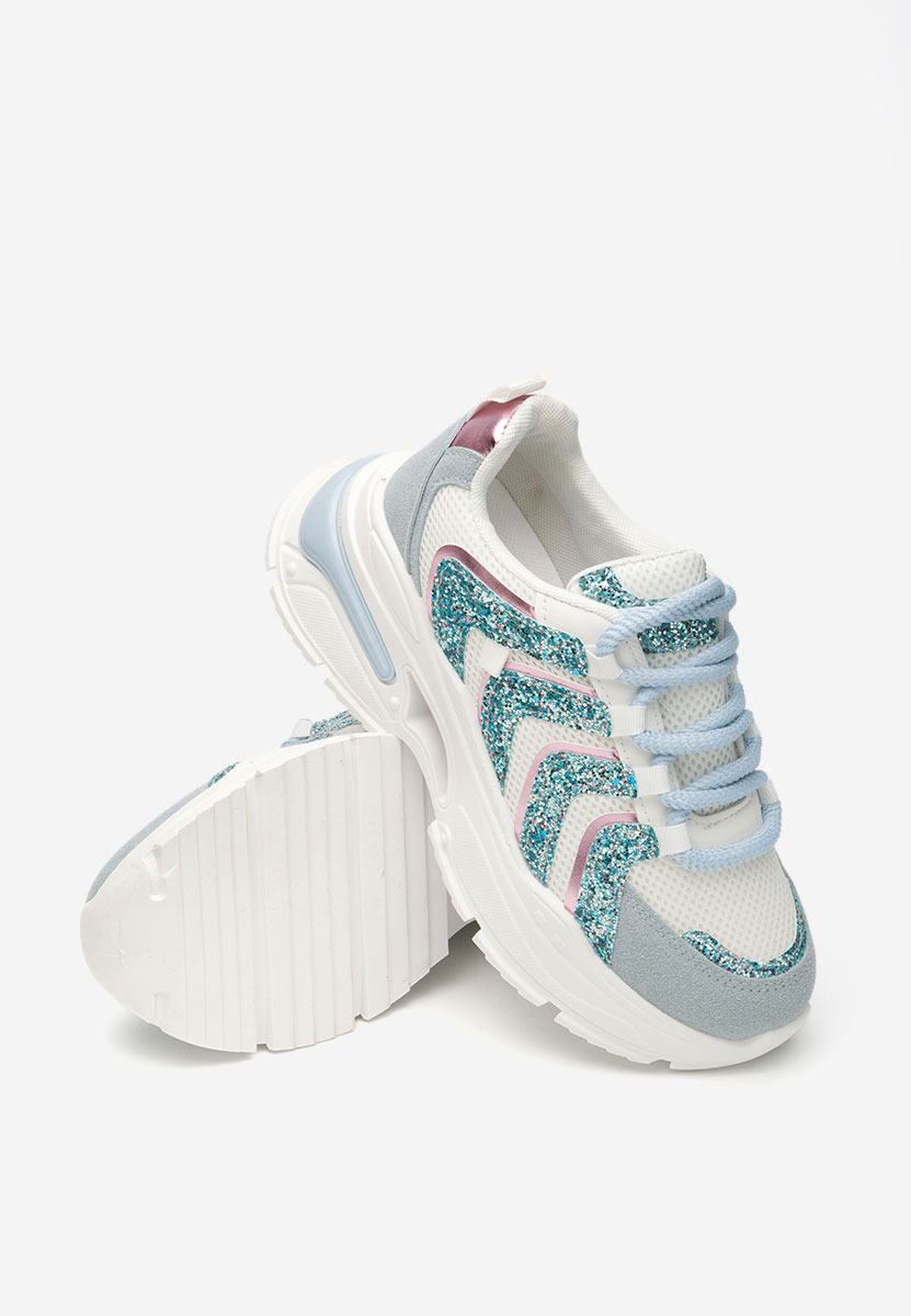 Sneakers cu platformă Aprilia bleu