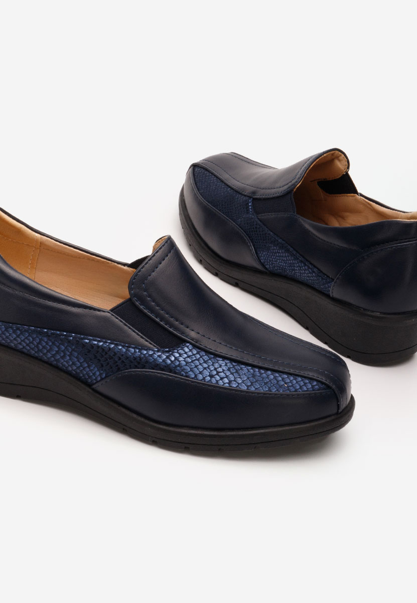 Mocasini dama Elettra navy