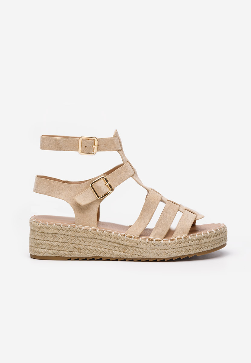 Sandale tip espadrile Sanjana bej