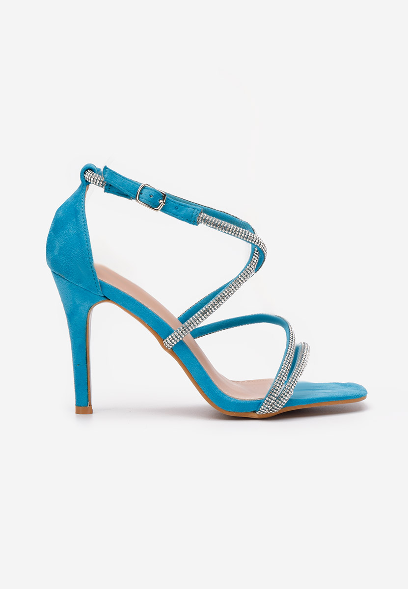 Sandale dama elegante Aleena albastre