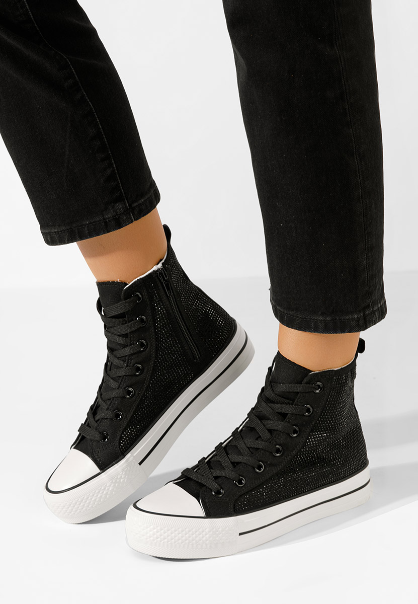 Tenisi High-Top Revieta negri