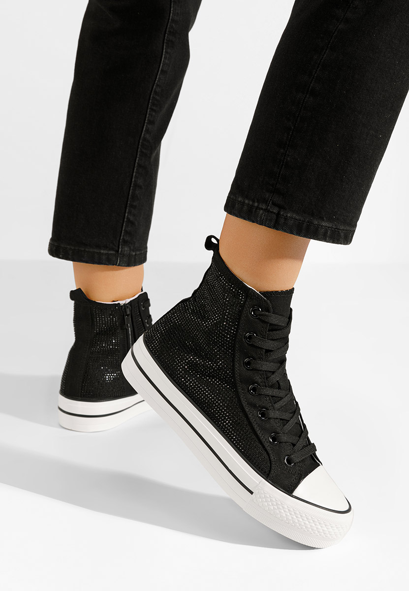 Tenisi High-Top Revieta negri