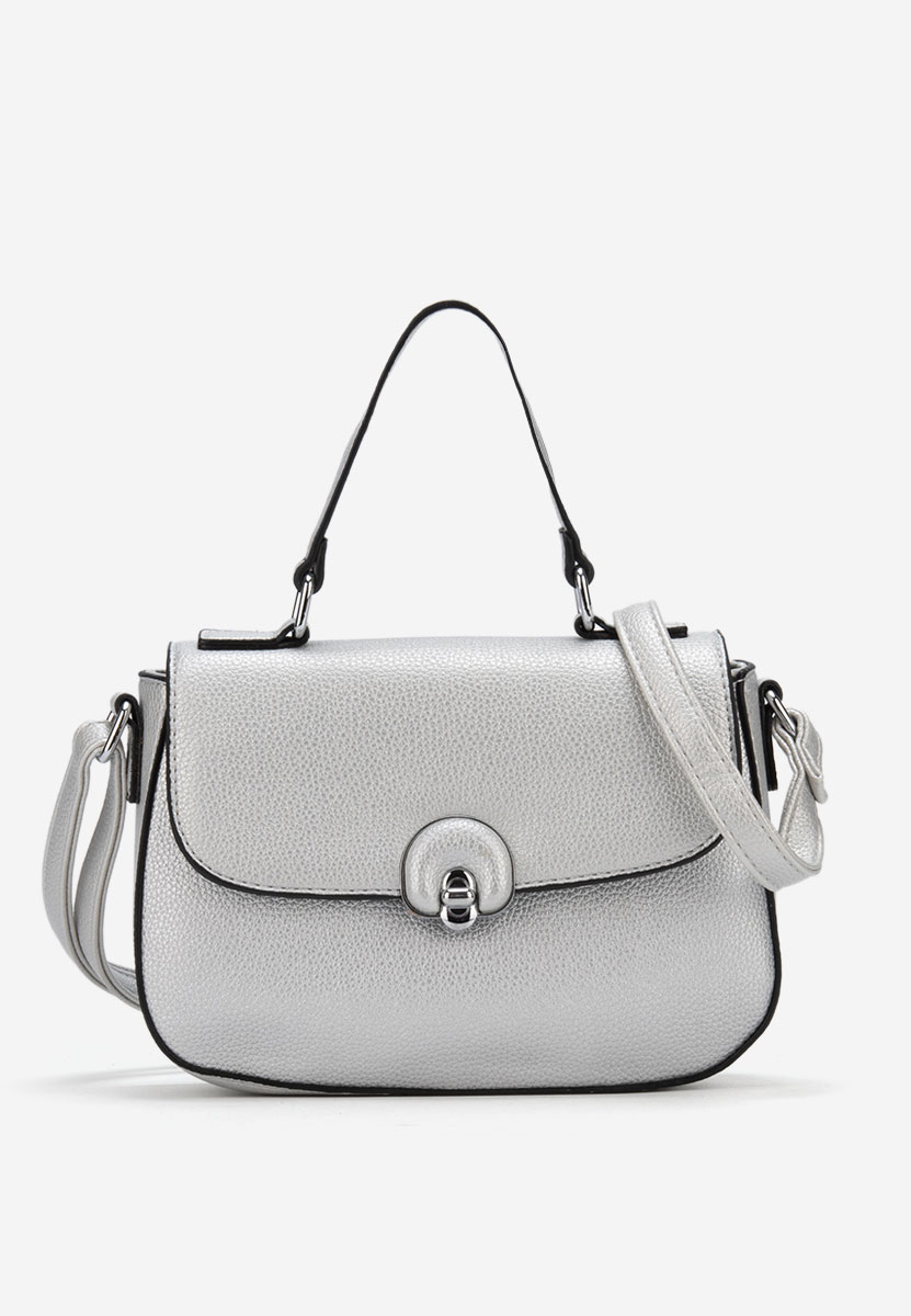 Geanta Crossbody Brenna argintie