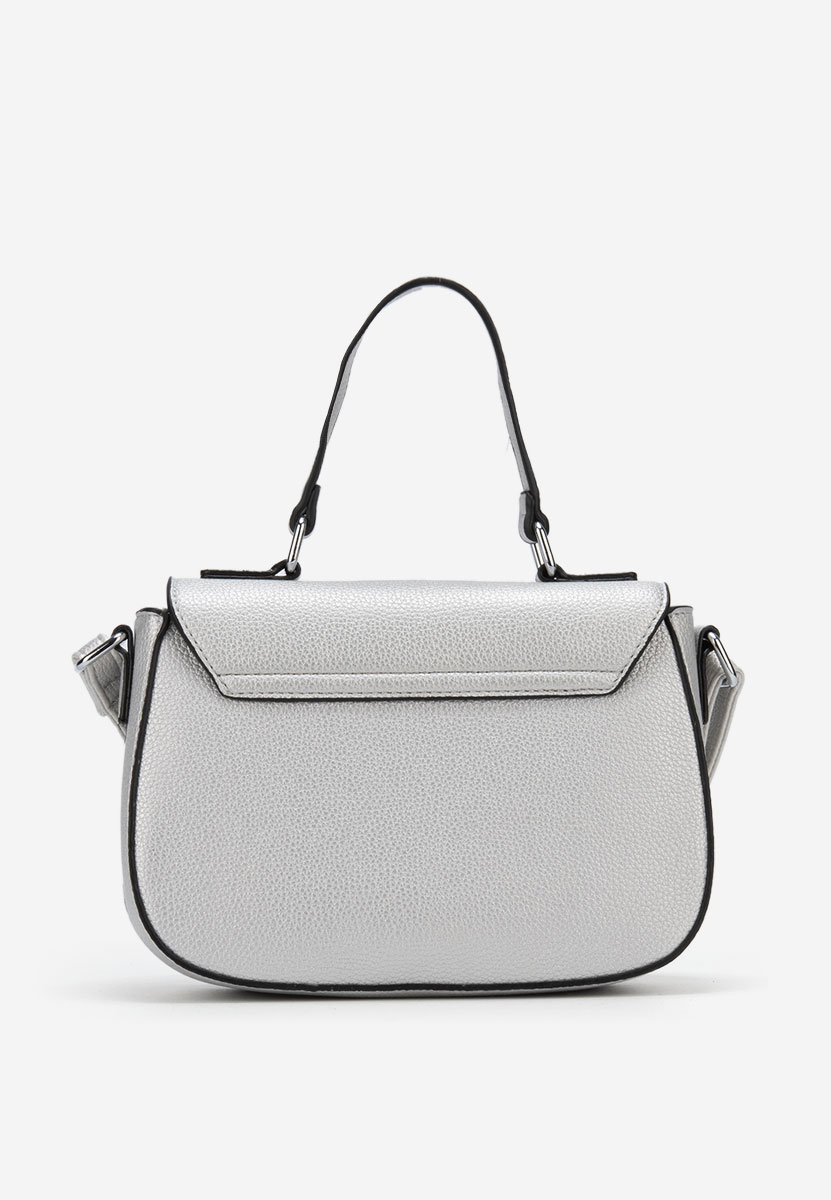 Geanta Crossbody Brenna argintie