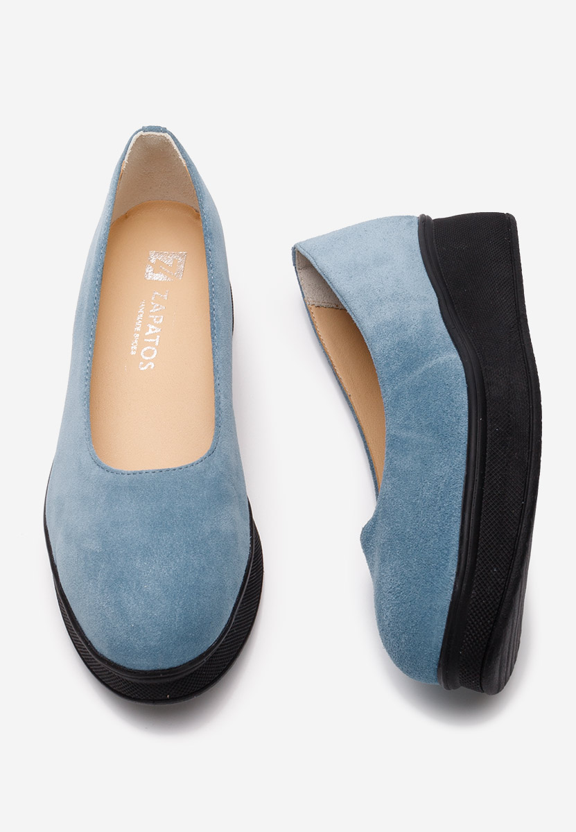 Pantofi cu platformă bleu Cantoria V2