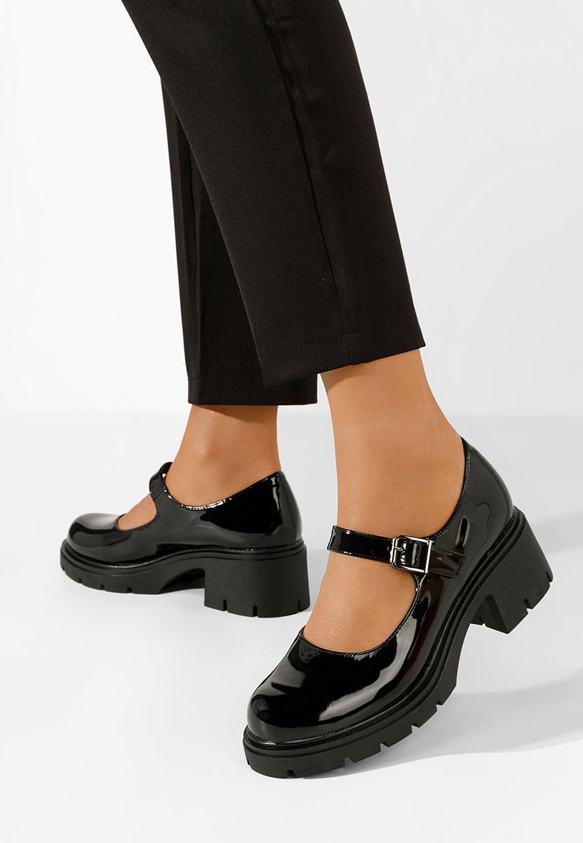 Pantofi cu platformă Livia negri