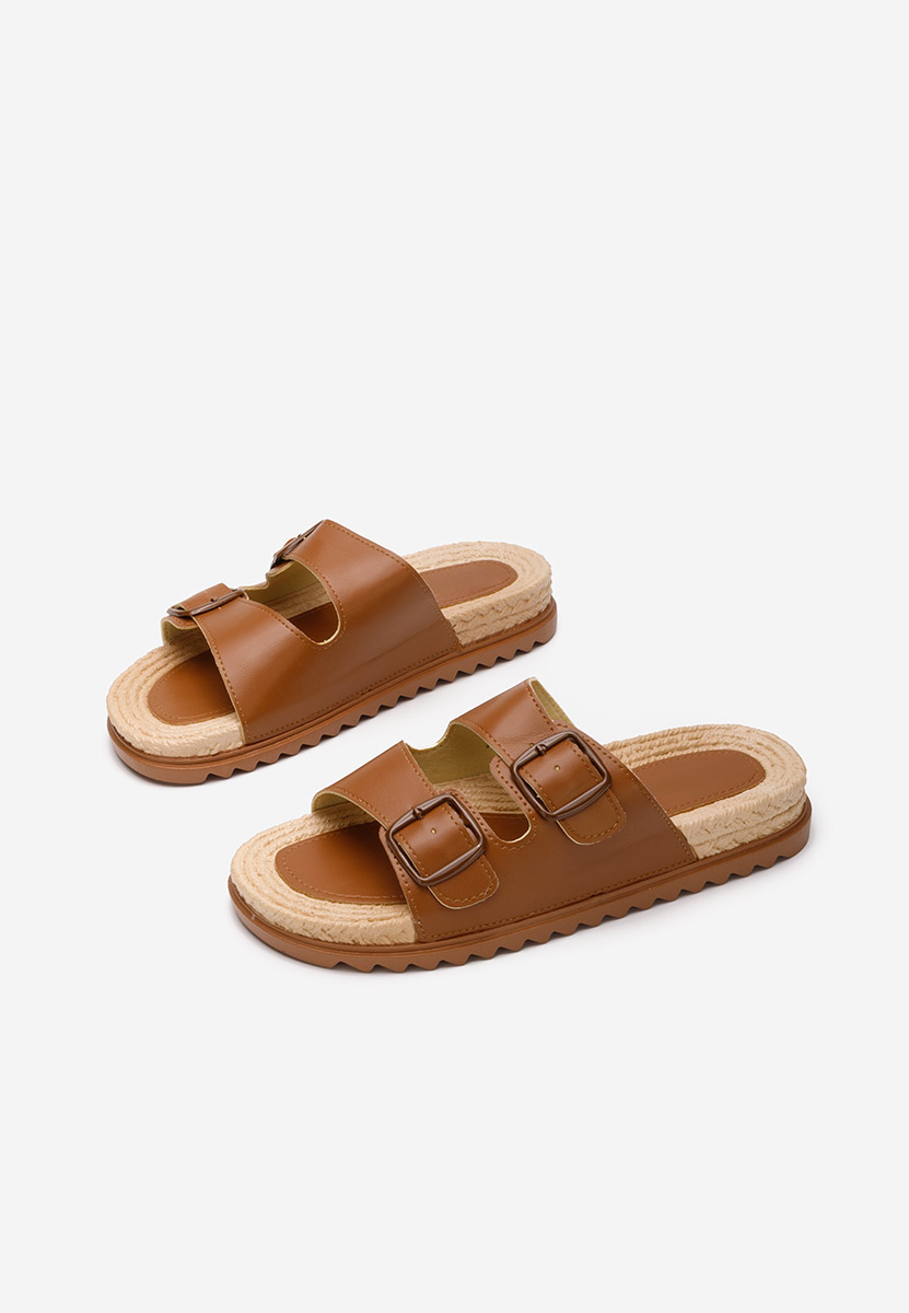 Papuci dama Miramar camel