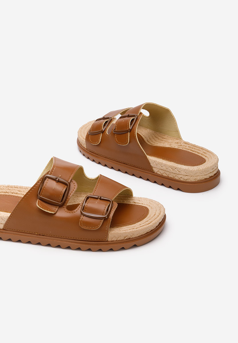 Papuci dama Miramar camel