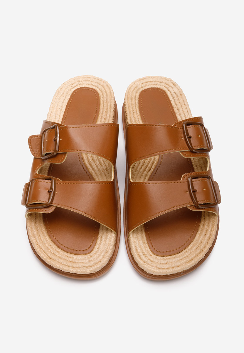 Papuci dama Miramar camel