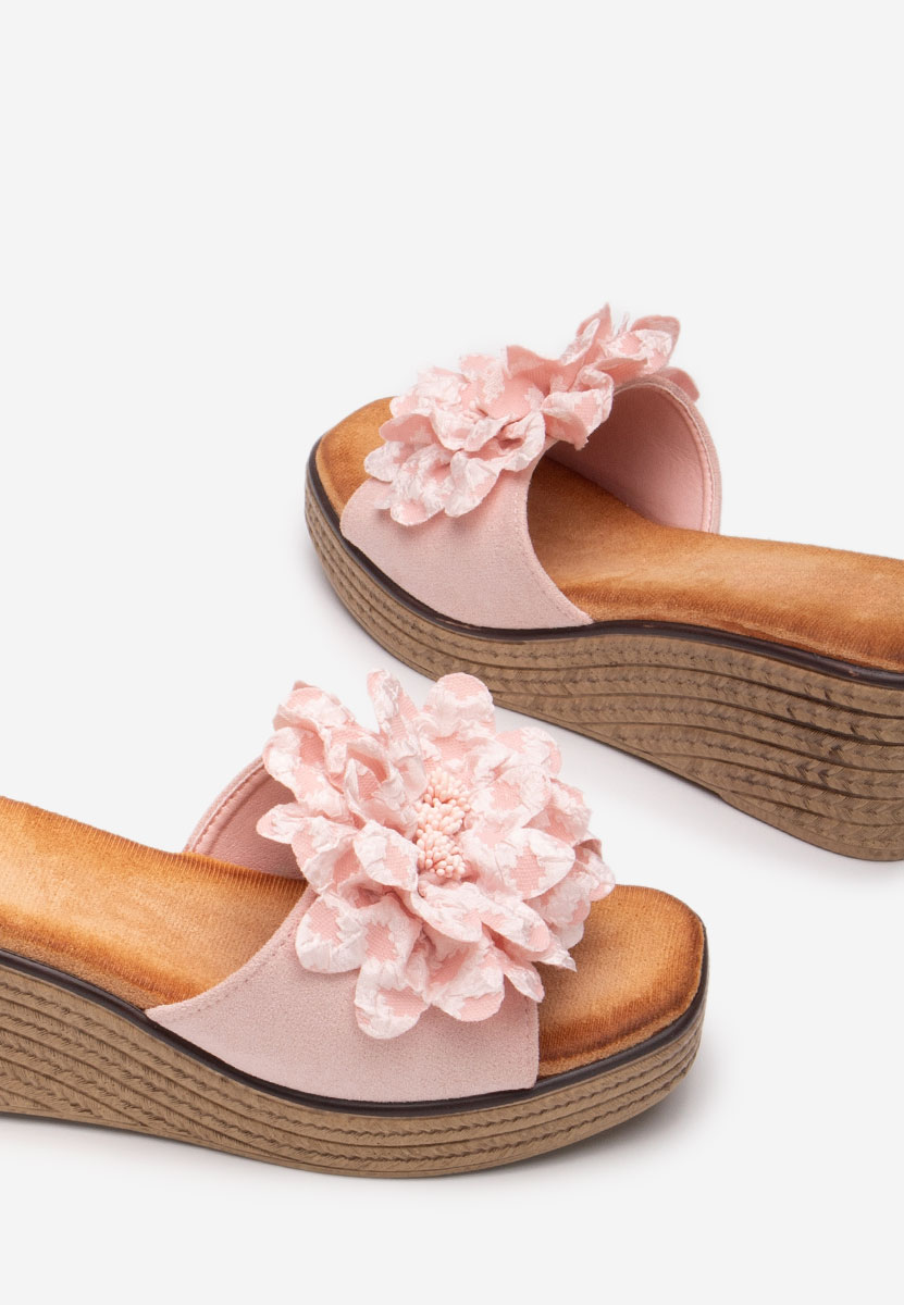 Papuci cu platforma Rowana roz