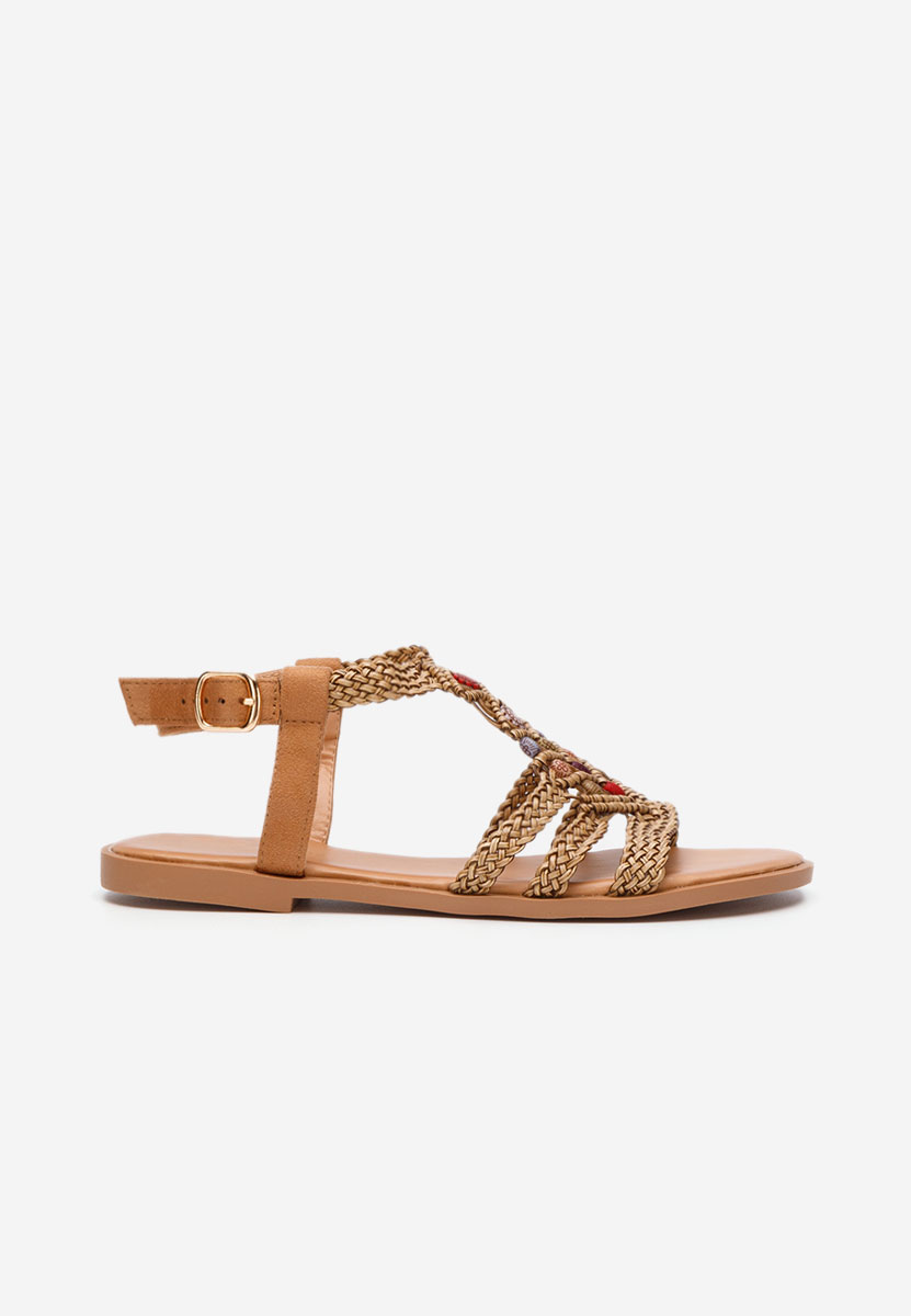 Sandale joase Sinlea camel