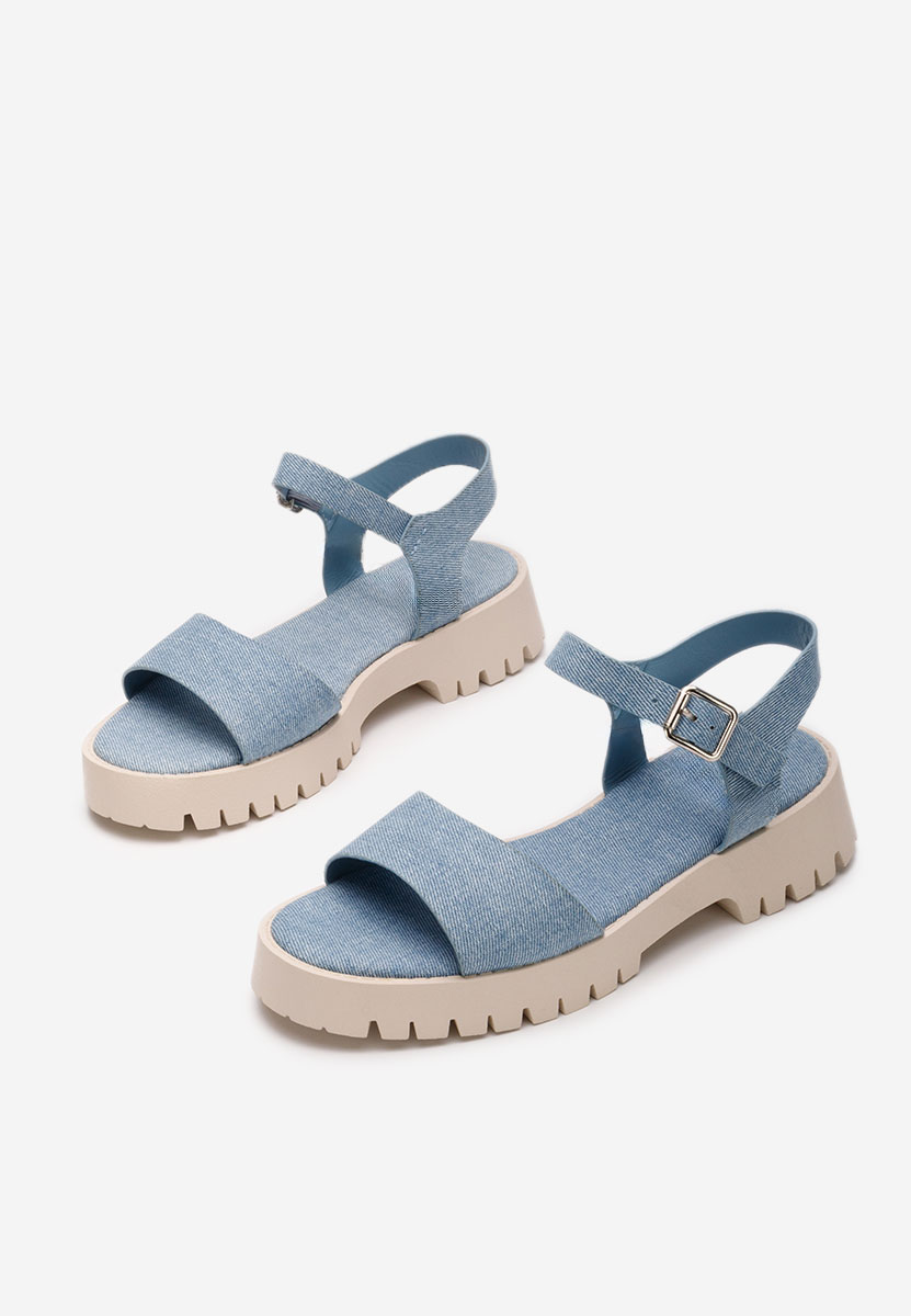 Sandale fara toc Subtea denim