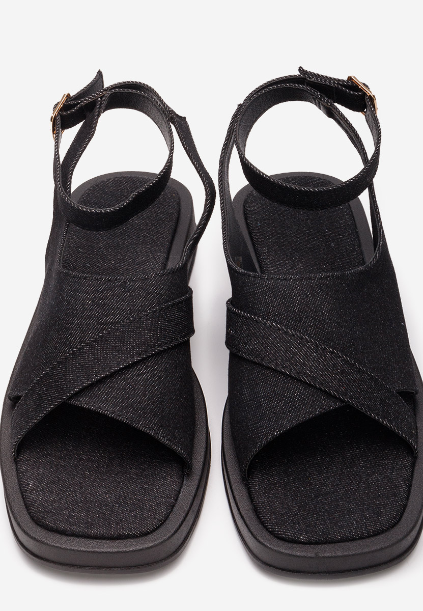 Sandale dama Abigna negre