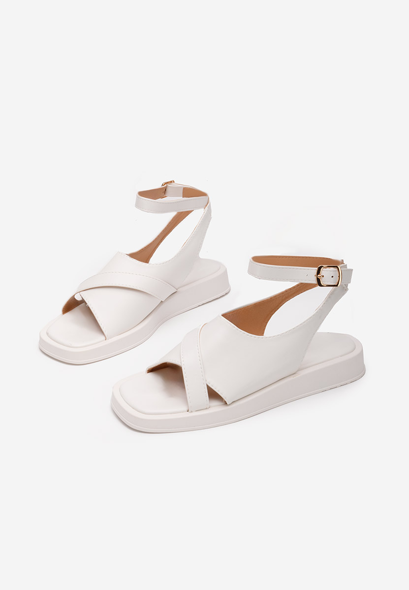 Sandale dama Abigna V2 albe
