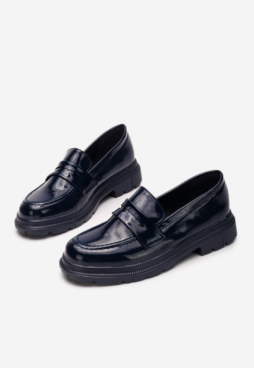 Mocasini dama lacuiti Flira navy