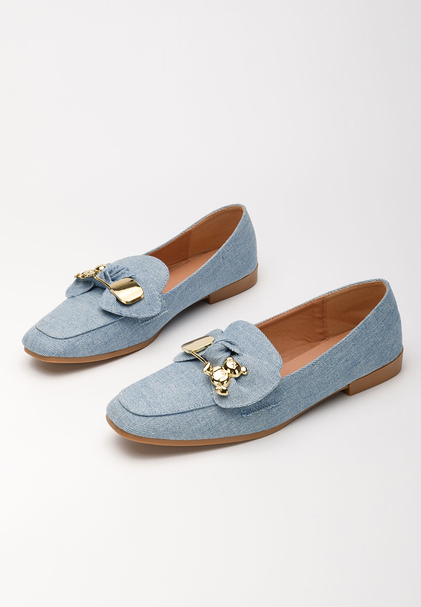 Mocasini dama Vitena denim