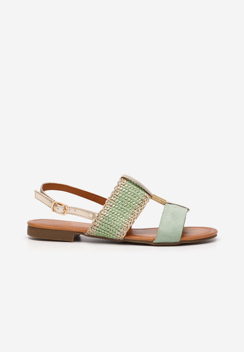 Sandale fara toc Almita verzi