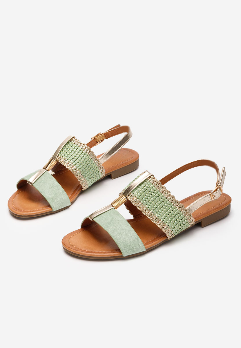 Sandale fara toc Almita verzi