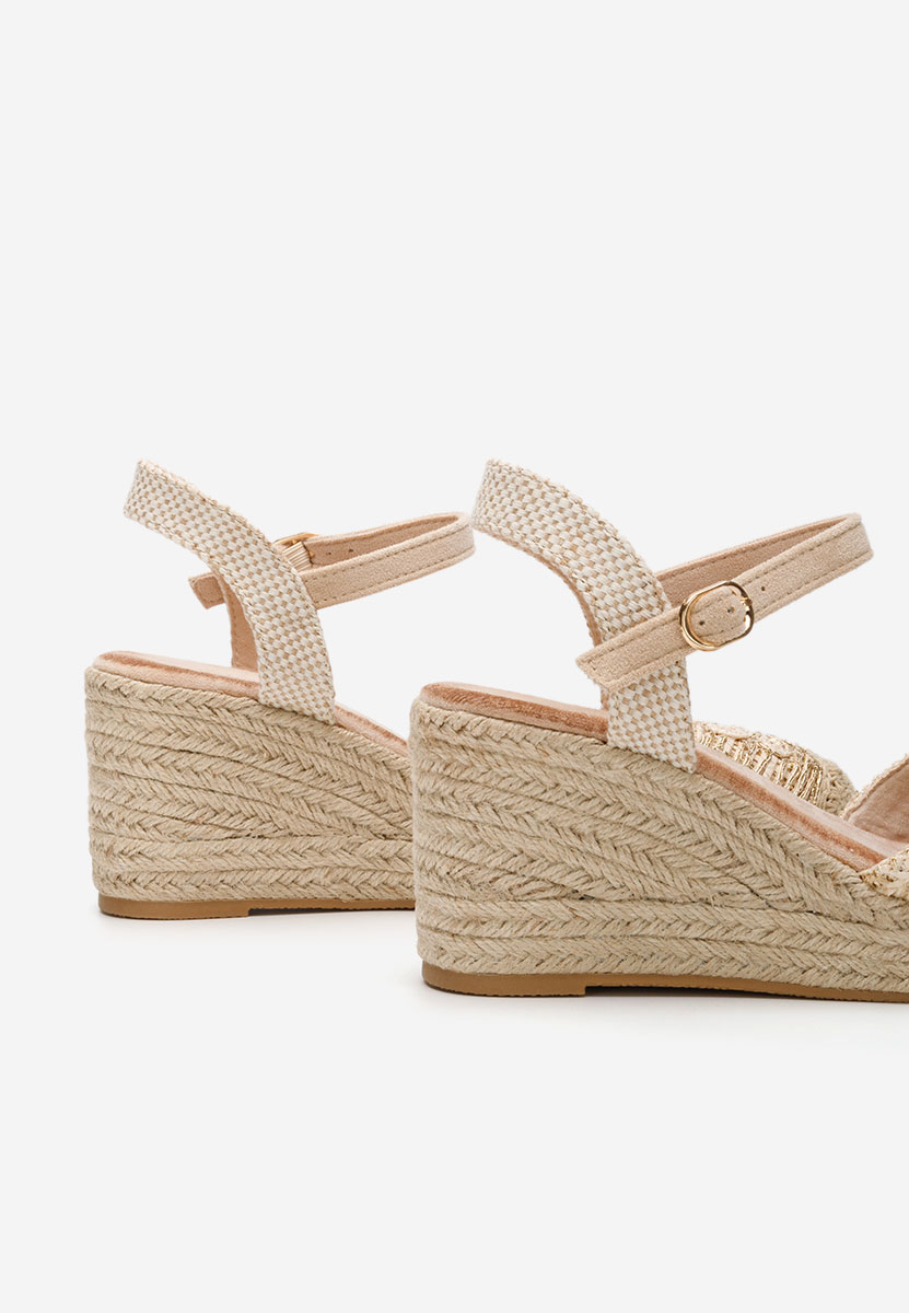 Sandale tip espadrile Flasia bej