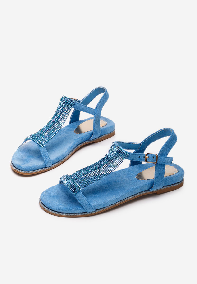 Sandale cu talpa joasa Tadia bleu