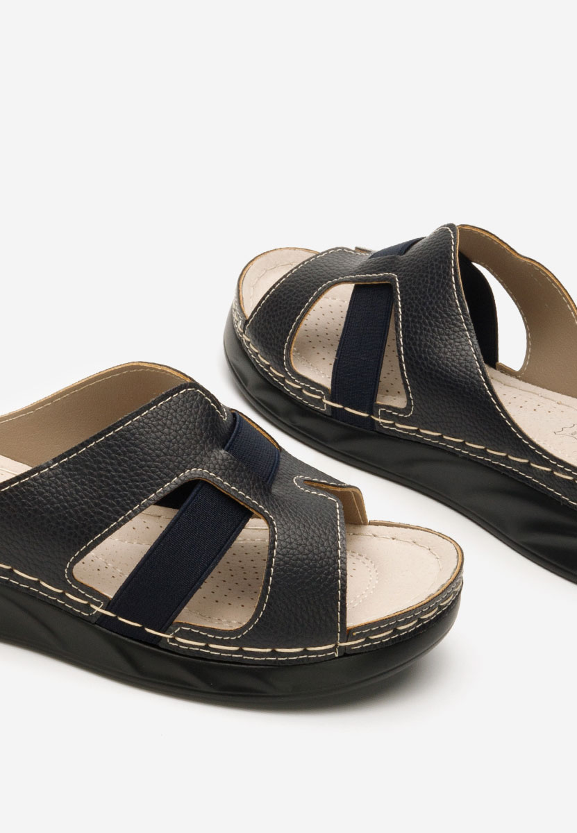 Papuci cu talpa ortopedica Lonnia navy