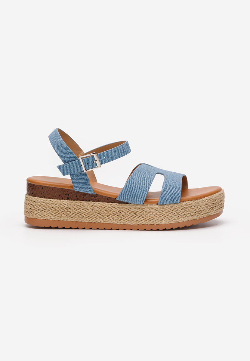 Sandale tip espadrile Rumia denim