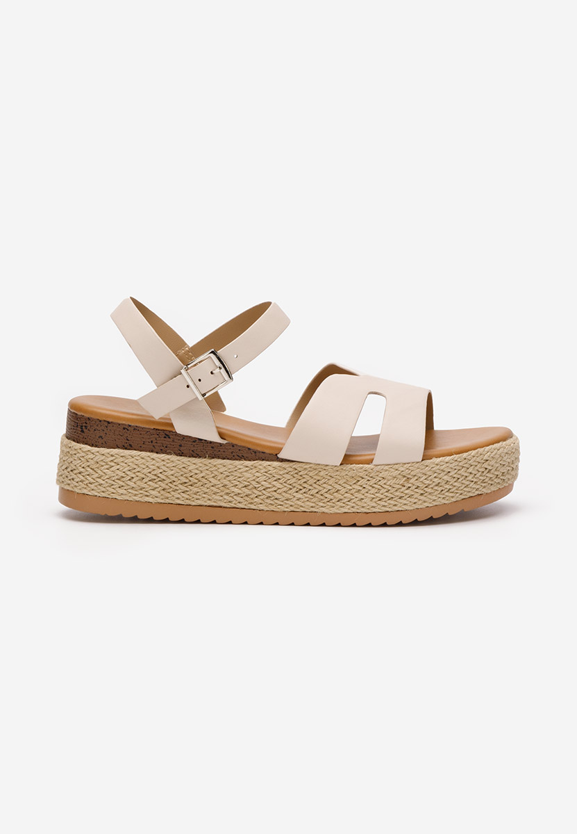 Sandale tip espadrile Rumia bej