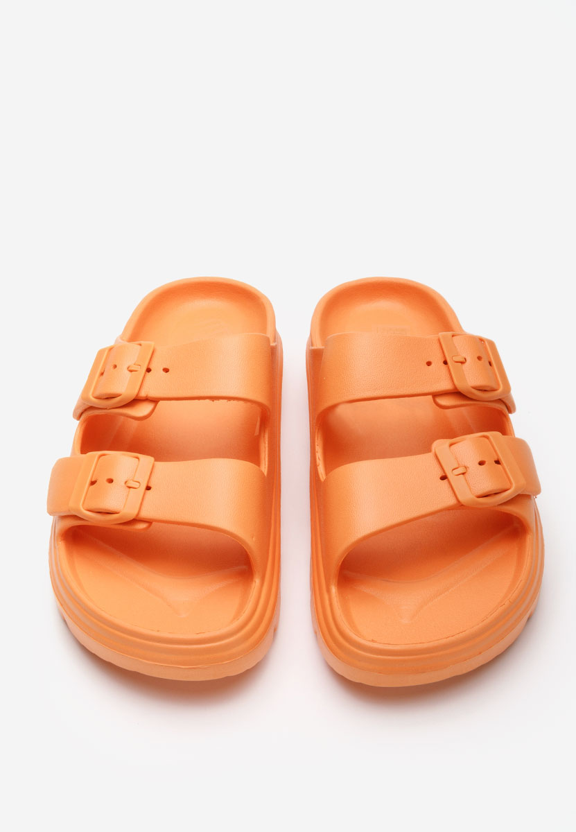 Papuci dama Madeleina portocalii