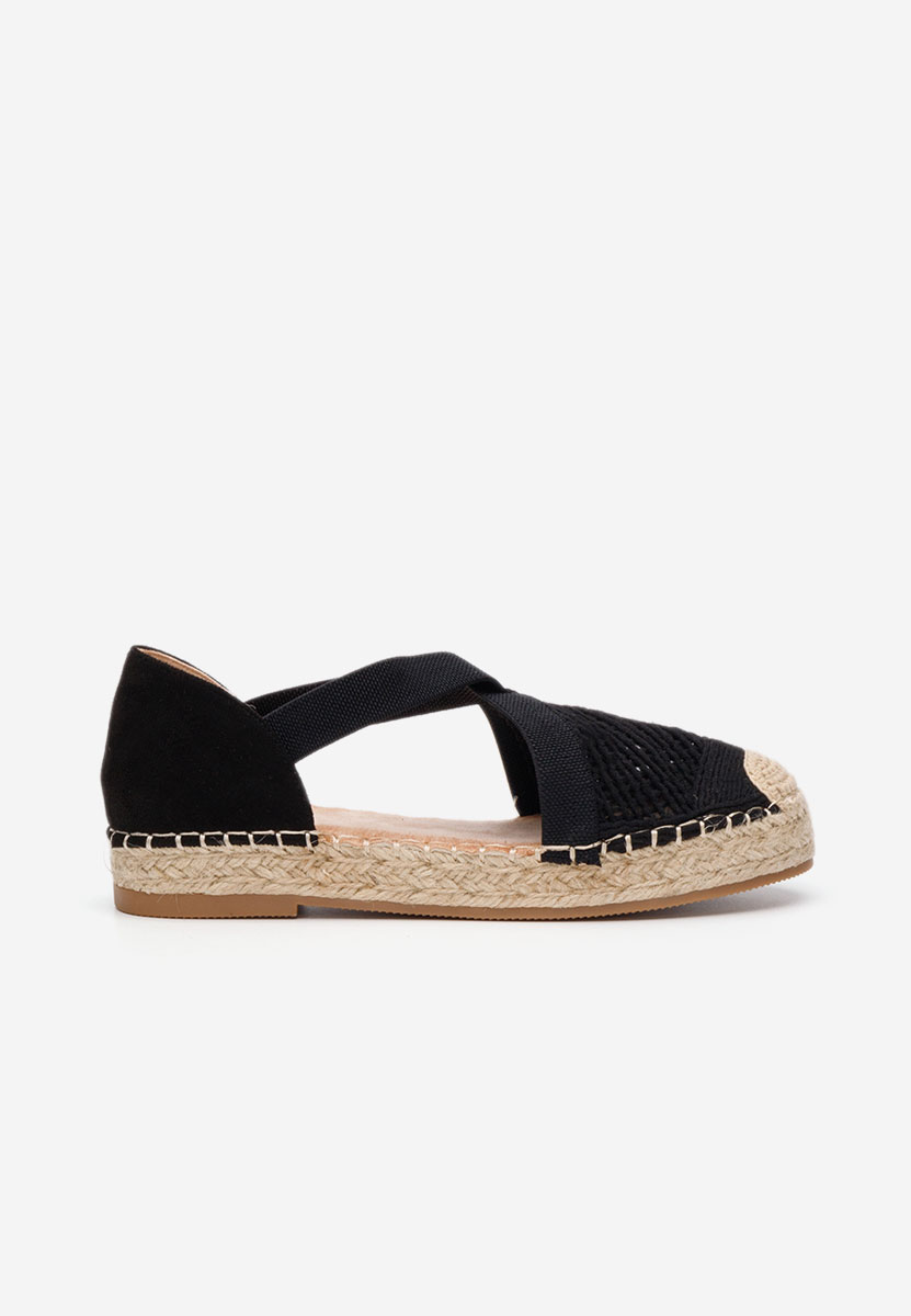 Espadrile dama Alexea negre