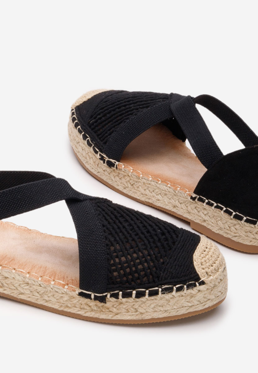 Espadrile dama Alexea negre