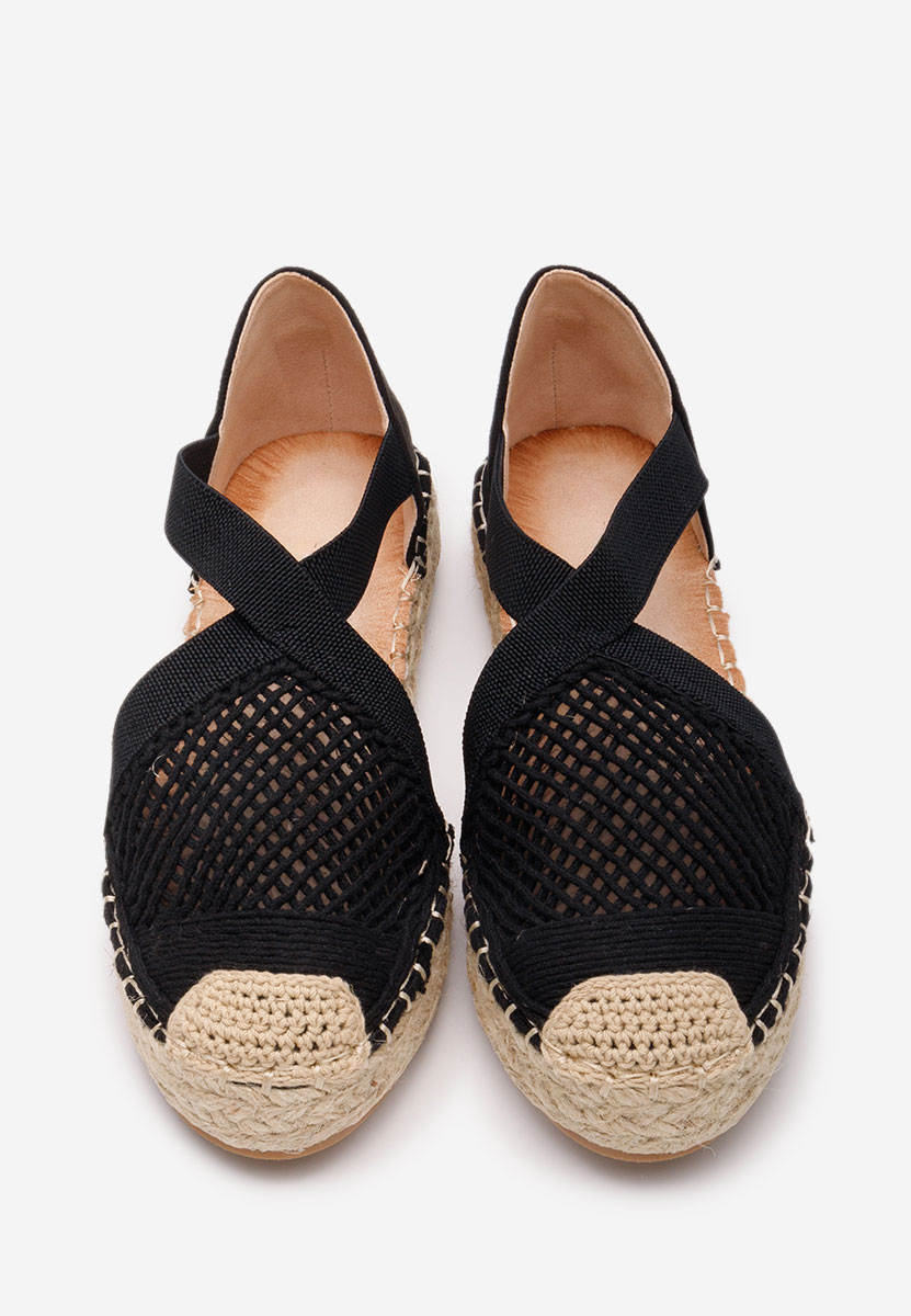 Espadrile dama Alexea negre