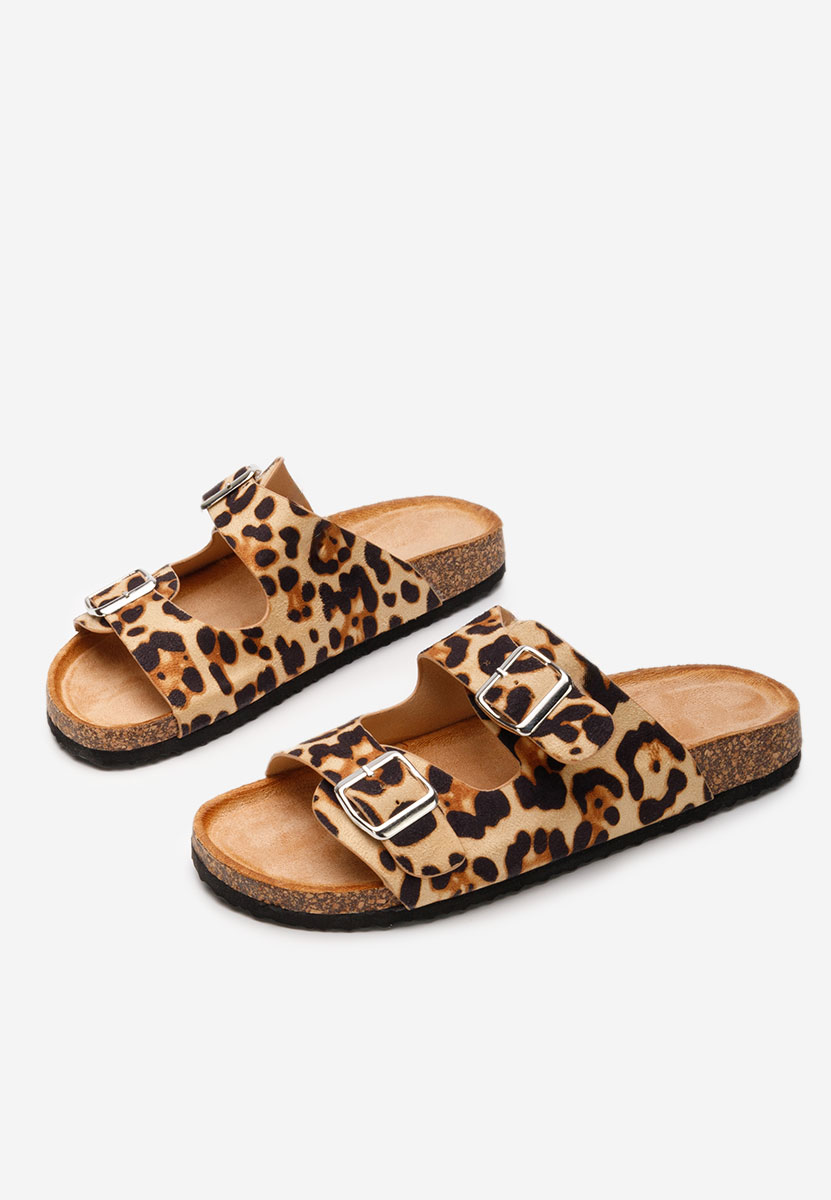 Papuci dama Evet leopard