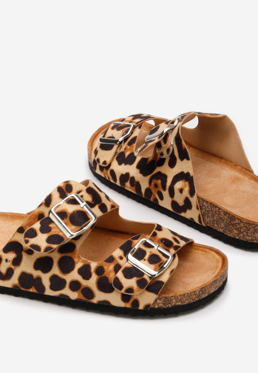 Papuci dama Evet leopard
