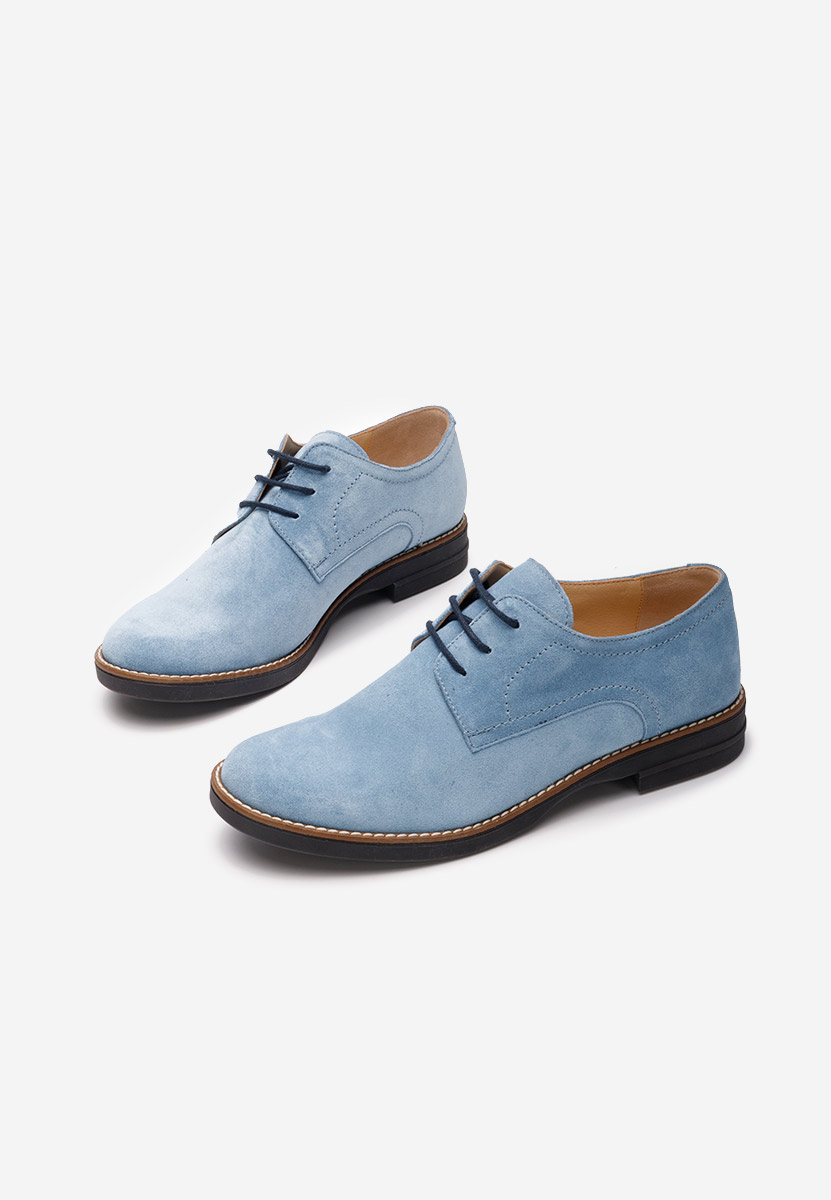 Pantofi derby piele Otivera V3 bleu