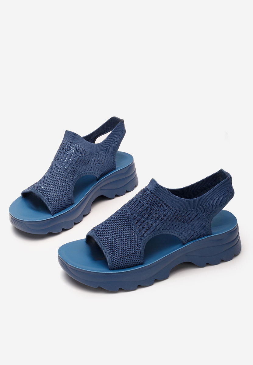Sandale cu talpa groasa Blakely albastre