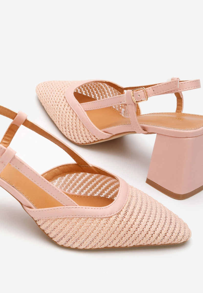 Pantofi slingback Triabela roz