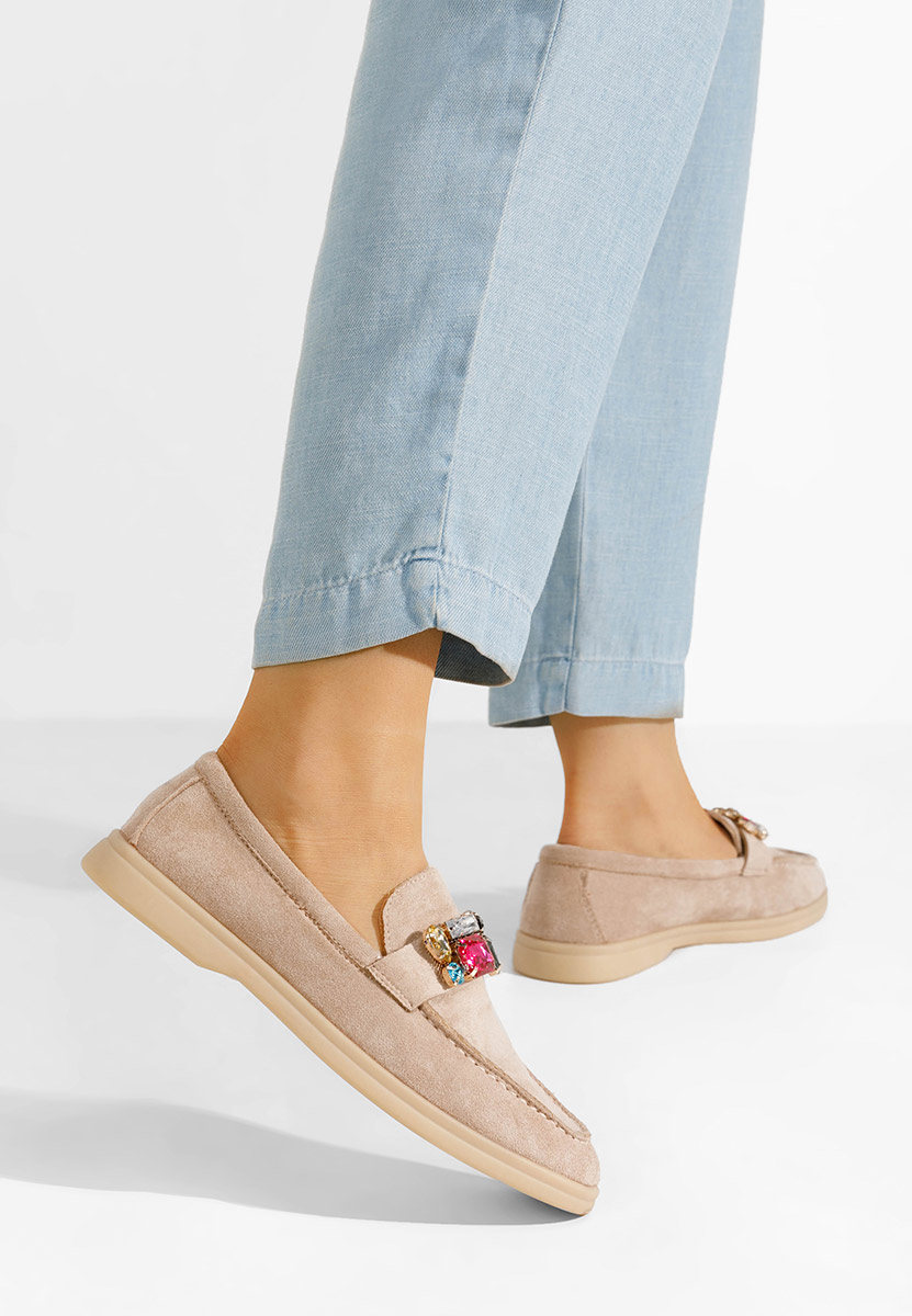 Mocasini dama eleganti Maceira V9 kaki