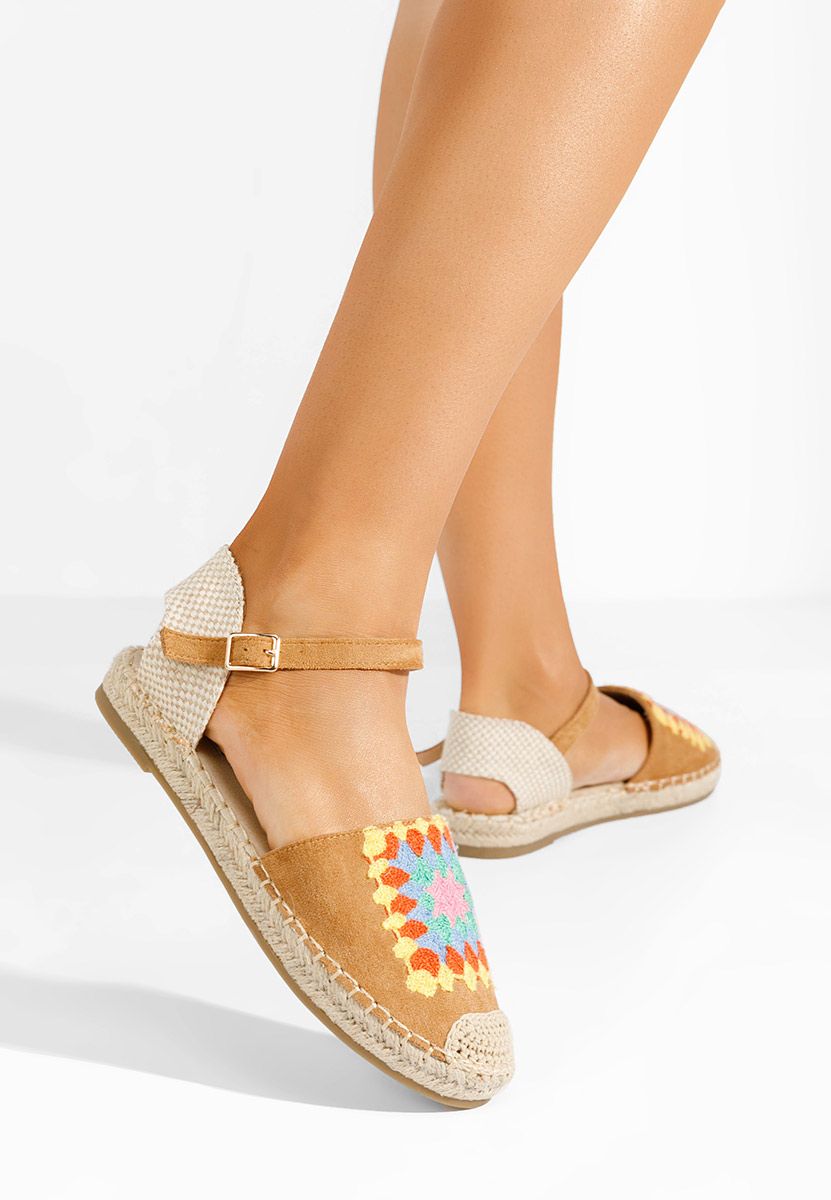 Espadrile dama Graciella camel