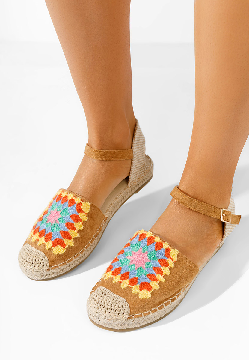 Espadrile dama Graciella camel