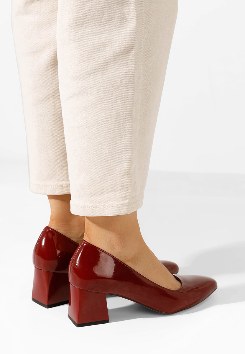 Pantofi dama piele Rianne grena