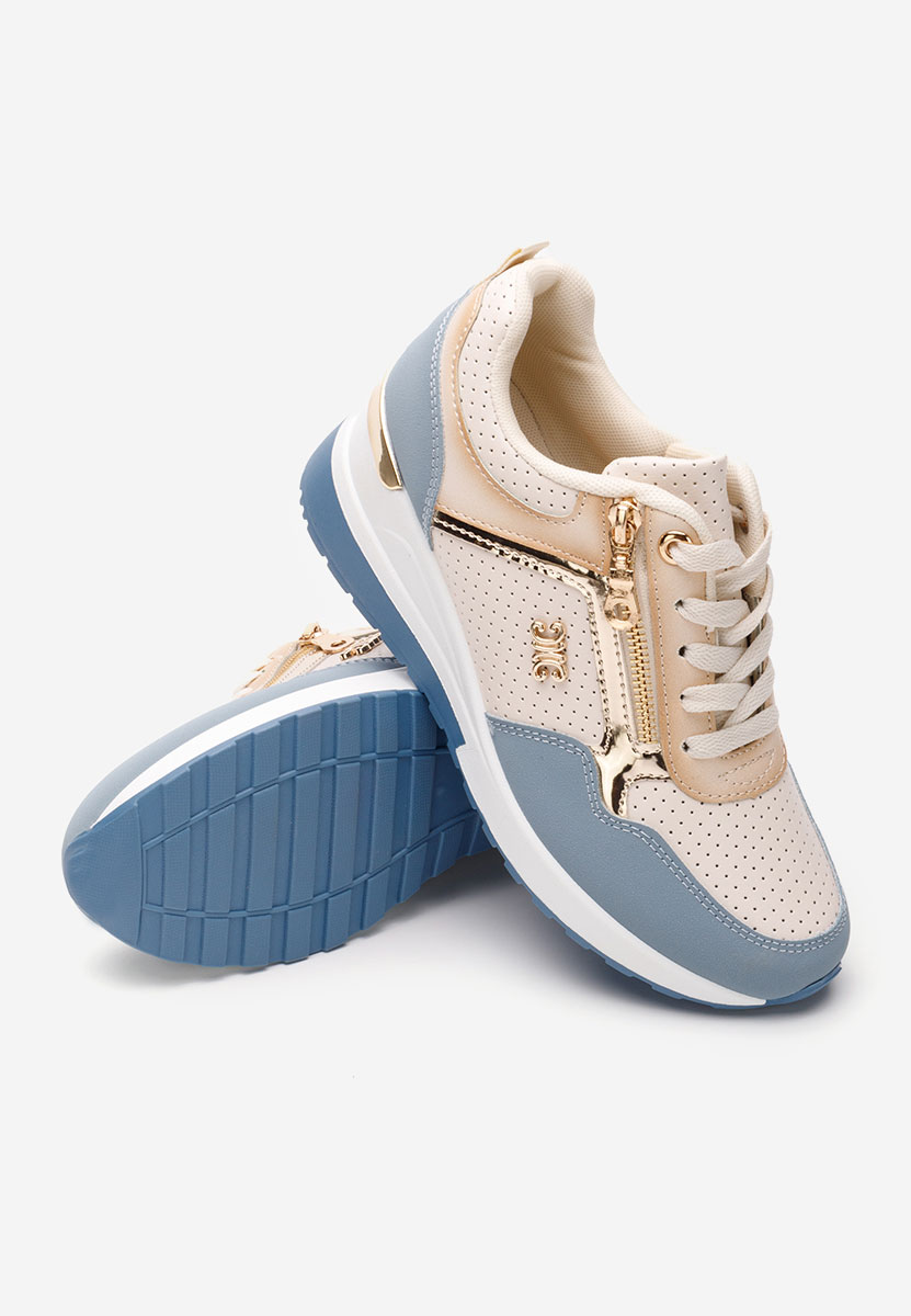 Sneakers cu platforma Kaileen bleu