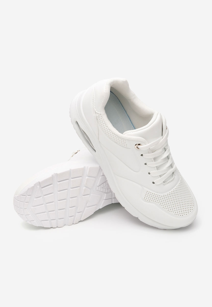 Sneakers cu platforma Amilia albi