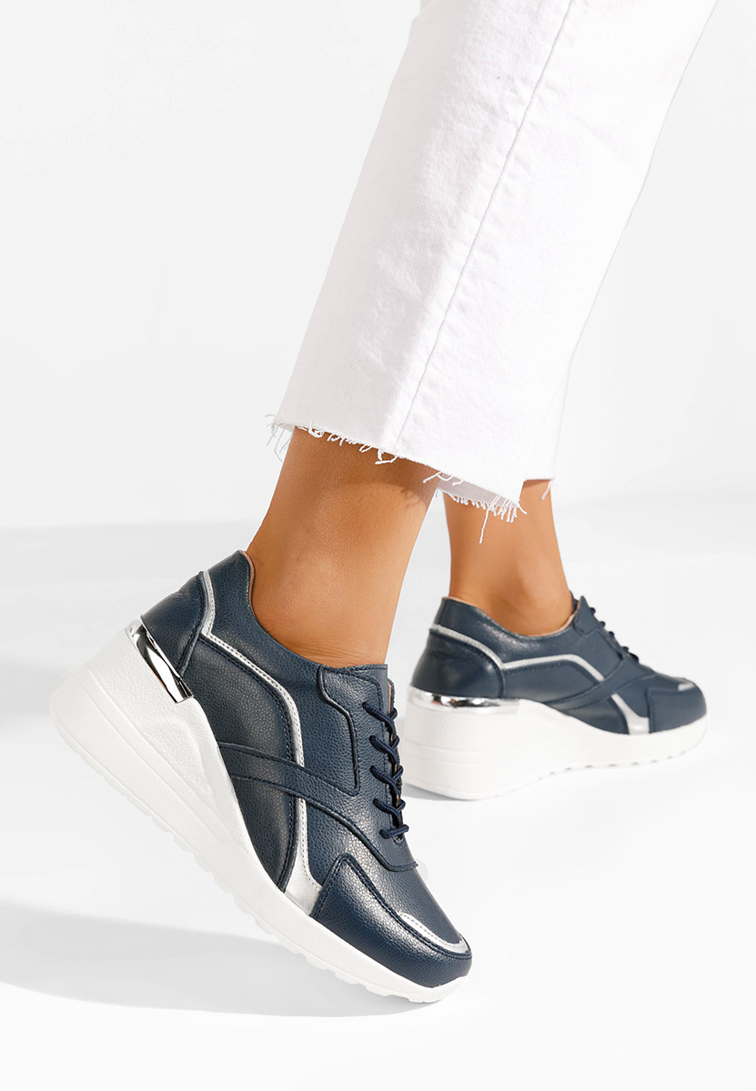 Sneakers dama piele Nayra navy