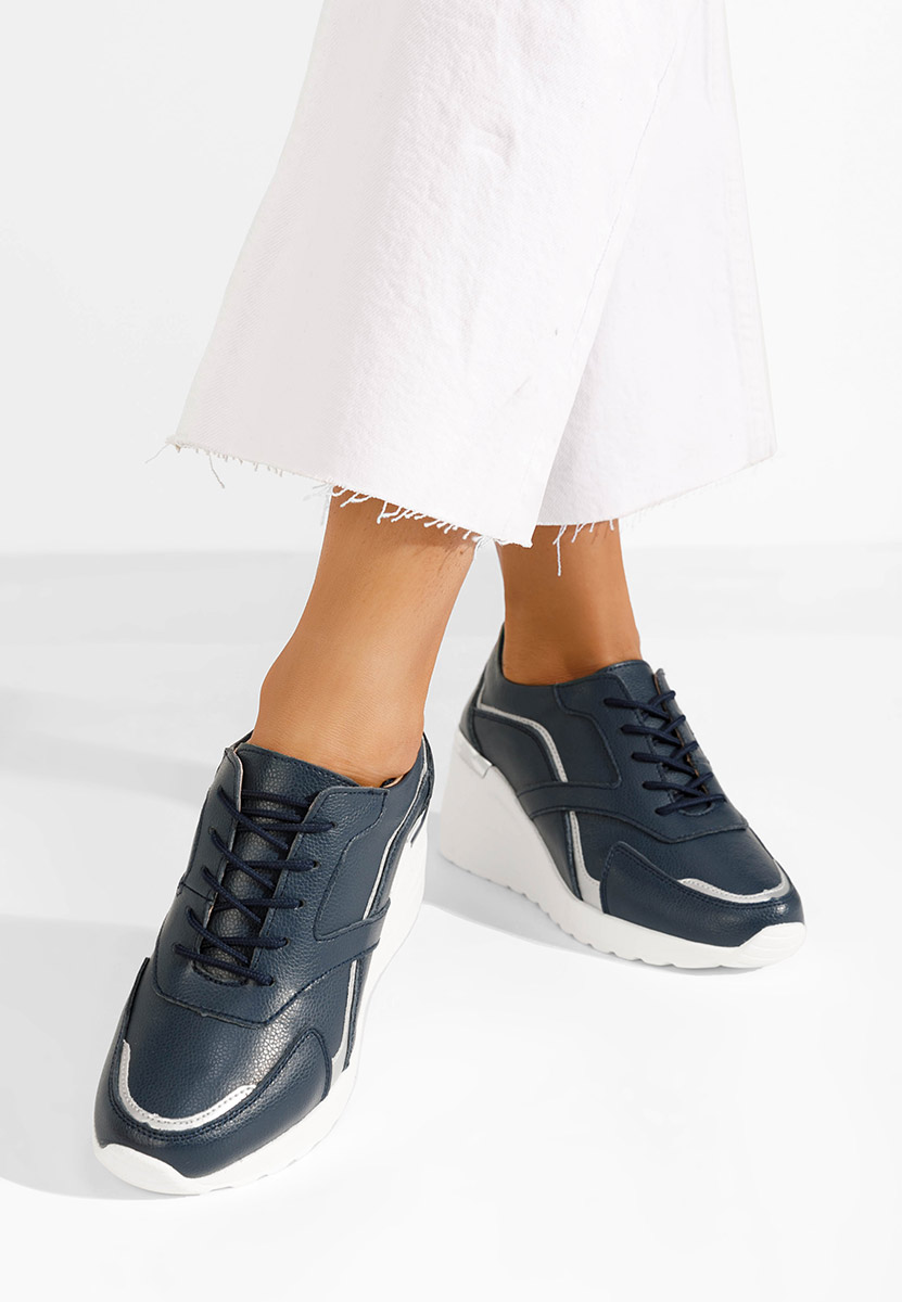 Sneakers dama piele Nayra navy