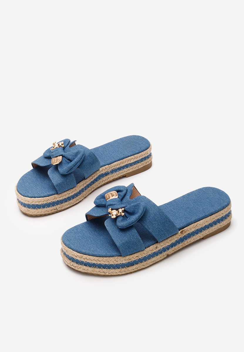 Papuci dama Stephany denim