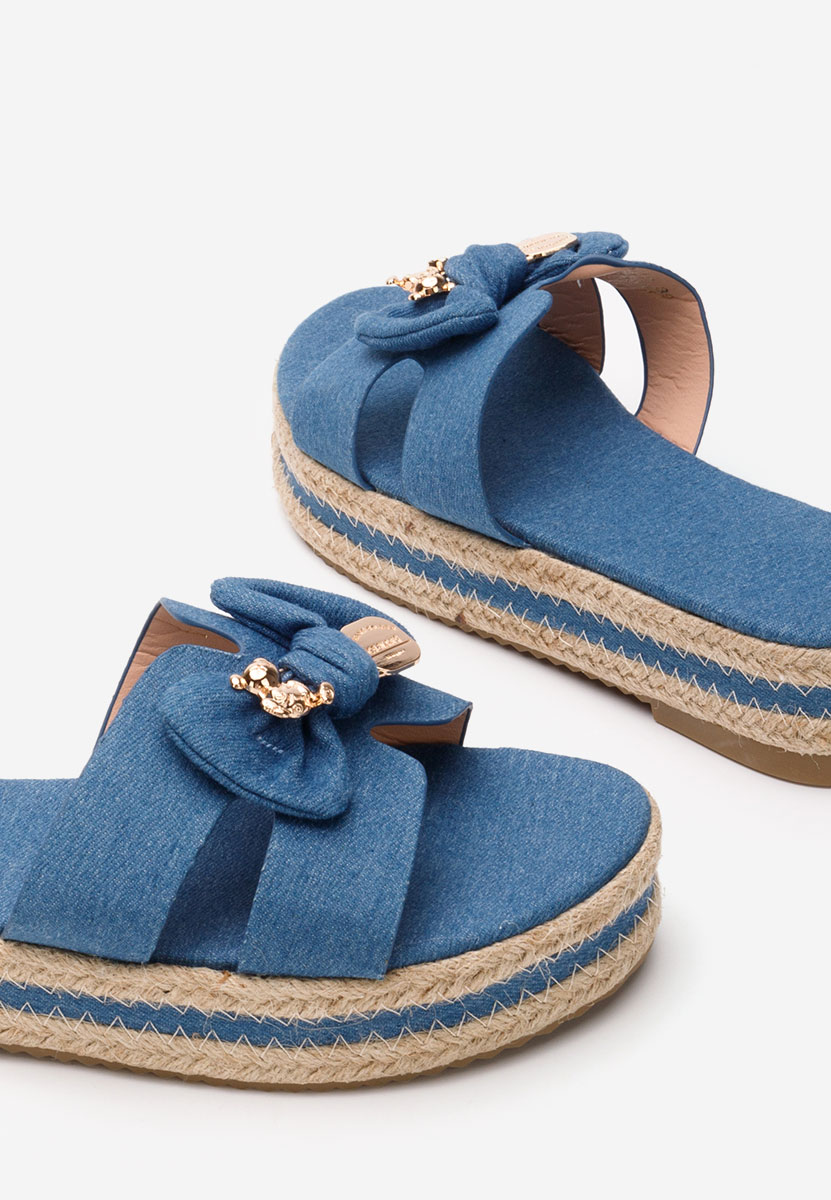 Papuci dama Stephany denim
