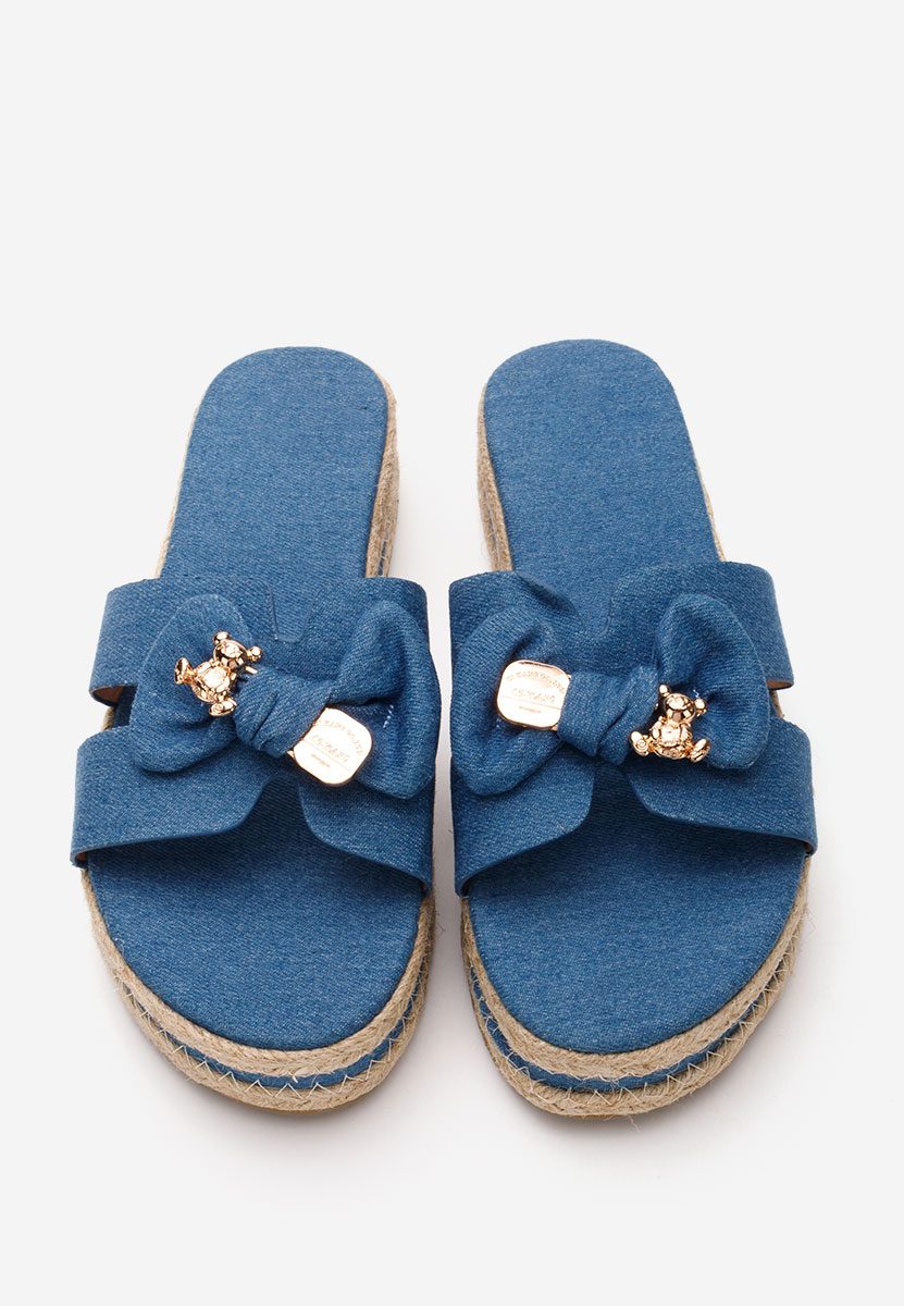 Papuci dama Stephany denim